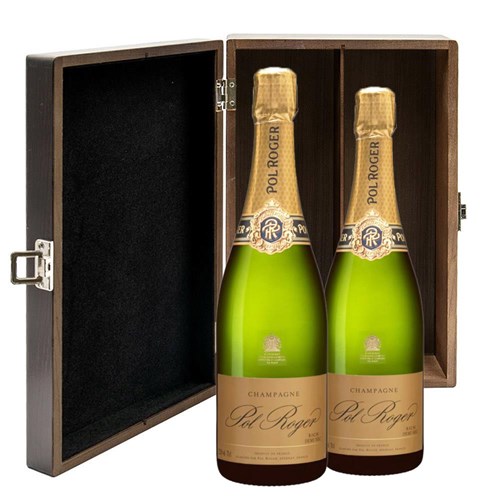 Pol Roger Rich Demi Sec Champagne 75cl Double Luxury Gift Boxed Champagne